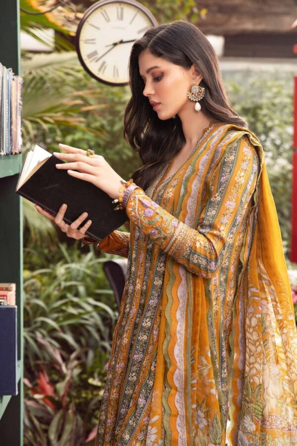 GIRLS (MARIA-B) PRINT LAWN SUIT - Image 5