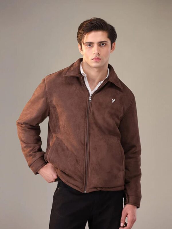 CREAM SUEDE FLIGHT JACKET - Image 10