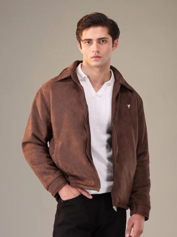 CREAM SUEDE FLIGHT JACKET - Image 11