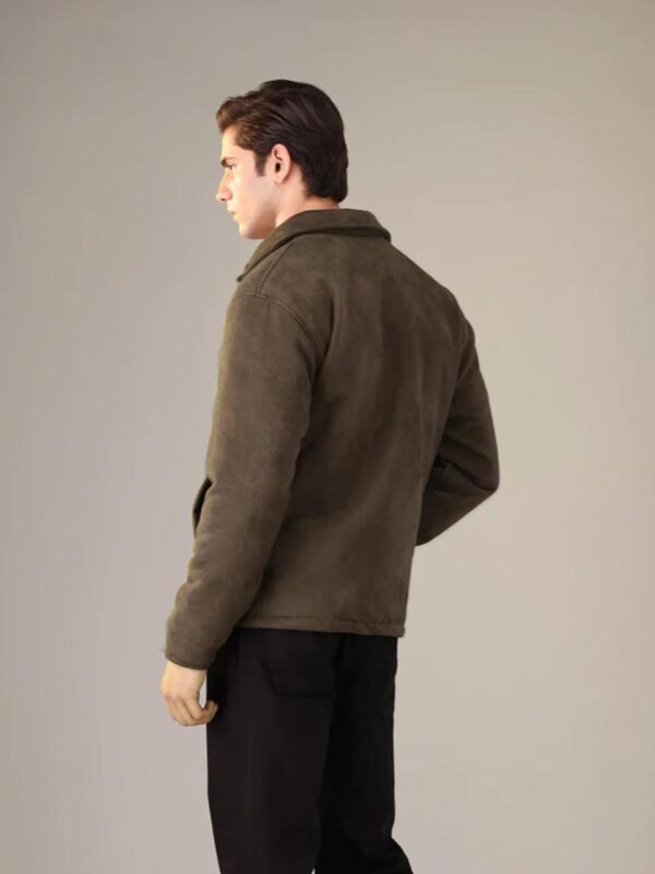 CREAM SUEDE FLIGHT JACKET - Image 12