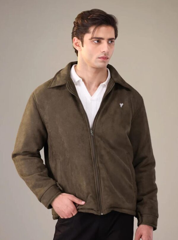 CREAM SUEDE FLIGHT JACKET - Image 16