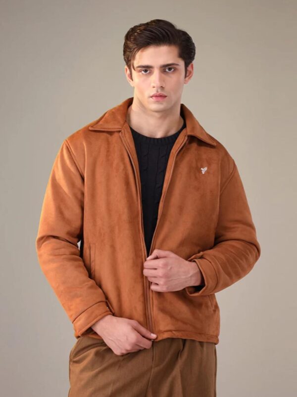 CREAM SUEDE FLIGHT JACKET - Image 18